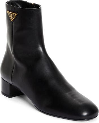 Prada Tronchetti Block Heel Bootie (Women) 